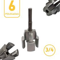 Tarraxa para cano de pvc de 3/4 Fazedor Rosca Integrado Interno Externo Tubos Furadeira