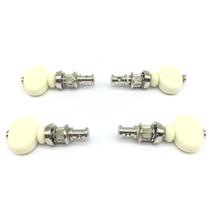 Tarraxa ukulele JU99 niquelada IVORY marfim 2x2 MADE KOREA