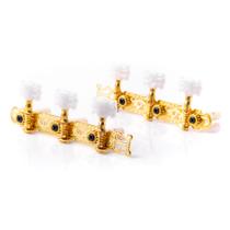 Tarraxa violao nylon 3+3 dolphin pino grosso dourada 890