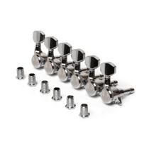 Tarraxas Com Trava Thida Para Guitarra 6 Em Linha Cromada