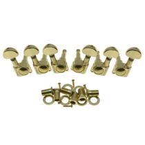 Tarraxas de Guitarra Wilkinson 3x3 Estilo ROTO Dourado Tarraxas de Guitarra Wilkinson 3x3 Estilo ROTO Dourado