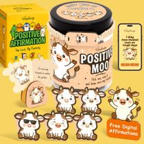 Tarro de Afirmaciones Positivas Vaca Moo Stofinity con 60 Tarjetas