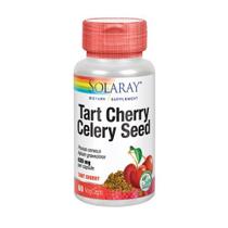 Tart Cherry Celery Seed 60 cápsulas vegetais da Solaray (pacote com 2)