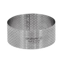 Tart Ring de Buyer, redondo perfurado, 5 cm de diâmetro, 3,5 cm de altura