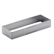 Tart Ring de Buyer retangular perfurado 12 cm x 4 cm x 2 cm