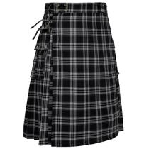 Tartan tradicional das terras altas Kilt Usthirit para homens (Z2386GY, L) Tartan tradicional das terras altas Kilt Usthirit para homens (Z2386GY, L)