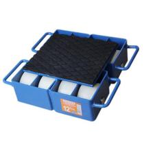 Tartaruga com Rodas de Nylon 12Ton Traseira TN12000 BOVENAU