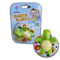 Tartaruga De Borracha Para Banho do Bebe Com Boia Macio E Divertido