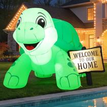 Tartaruga Inflável GOOSH 1,5 m com LED para Decoração Externa
