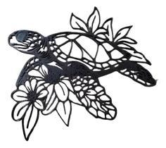 Tartaruga Marinha 3D Enfeite Decorativo Parede Tartaruga Marinha 3D Enfeite Decorativo Parede