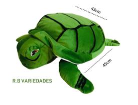 Tartaruga Marinha Almofada De Pelúcia Macia 45 Cm
