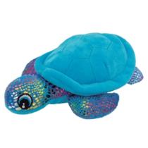 Tartaruga pelúcia brilhante azul - Pet mart