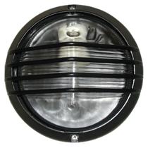 Tartaruga Piramide Circular 19cm Aluminio Pint. Epoxi E-27 1 Lamp. Max 60w Preta