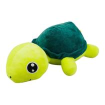Tartaruga Terrestre de Pelúcia Verde 18 cm - Marca Fofy Toys