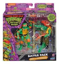 Tartarugas Ninja Caos Mutante - Pack Bem Vs Mal - Michelangelo Vs Leatherhead - Sunny Tartarugas Ninja Caos Mutante - Pack Bem Vs Mal - Michelangelo Vs Leatherhead - Sunny
