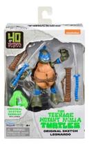 Tartarugas Ninja Original Sketch 40 Anos 11 Cm C/ Acessorios Leonardo - Sunny