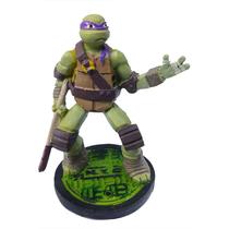 Tartarugas ninjas donatello enfeite em resina p/ aquarios tmnt1
