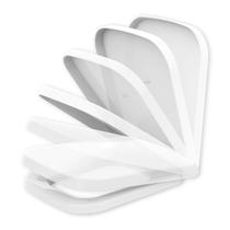 TAssento Sanitário Icasa Misti Branco Tampa de Vaso com Amortecedor Soft Close e Sistema Retire e Limpe Tupan