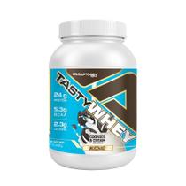 Tasty Whey (900g) - Sabor: Cookies e Cream.