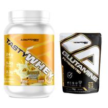 Tasty Whey Adaptogen 912g + Glutamina 1kg Adaptogen