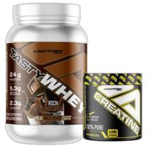 Tasty Whey Isolado Hidro Chocolate 900g Creatina Adaptogen