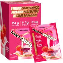 Tasty Whey Sache 12 Unidades De 34g Cada Adaptogen Morango