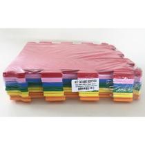 Tatame 16 placas 50x50x1cm. sortido dubflex