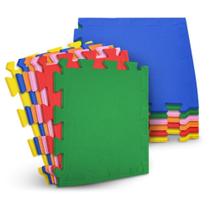 Tatame EVA Evamax 50X50CM 10MM Sortido Pacote com 12 Placas