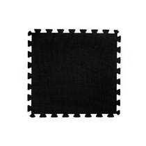 Tatame Tapete EVA Com Borda 50 X 50 X 4cm Preto