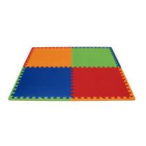 Tatame Tapete EVA Play Mat Colorido 52x52cm - 04 unid - Evamax