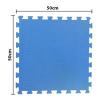 Tatame Unitário Eva Tapete Academia 50x50 10mm Az Dinamarca