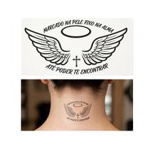 Tatoo Homenagem "Até Poder Te Encontrar" Cartela 2 Unidades Tatoo Homenagem "Até Poder Te Encontrar" Cartela 2 Unidades