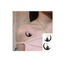 Tatoo Temporária Gatos Love Lua