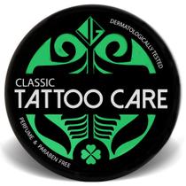 Tattoo Care Classic - Pomada sem perfume para cuidados posteriores e clareador - para tatuagens novas e antigas - hidrata e refresca profundamente - melhora as cores, evita o desbotamento da tinta, traz de volta o brilho - 1,23 onças