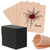 Tattoo Practice Skin Author, 5 unidades com babadores dentários, 50 folhas