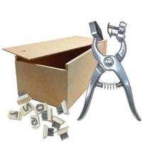 Tatuador 4 Posições Números 0 A 9 Caixa De Mdf