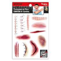 Tatuagem De Pele Halloween 24 Un - Regina