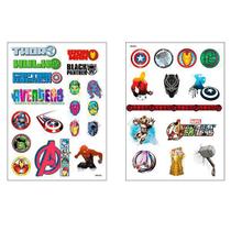 Tatuagem Infantil Avengers - Etitoys