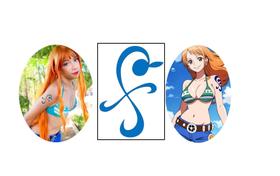 Tatuagem Temp. One Piece Nami Gata Ladra Cosplay 10x6cm