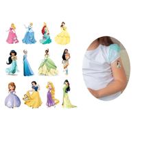 Tatuagem Temporária 12 Princesas Em Folha A5 Aniversário