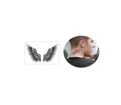 Tatuagem Temporária Asas Cosplay Estilo Justin Bieber 10x7cm