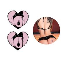 Tatuagem temporária coração dominadora dominatrix modelo