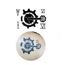 Tatuagem temporária cosplay arcane vi modelo preto