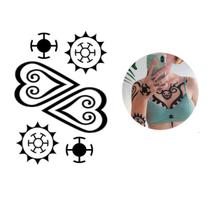 Tatuagem Temporária D. Water Law One Piece Cosplay