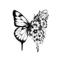 Tatuagem Temporária De Borboleta À Prova D'água Dura Até 15 Dias, Adesivo Semipermanente