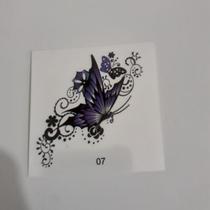 Tatuagem Temporária Delicada Cartela Modelos Flores - 3i