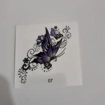 Tatuagem Temporária Delicada Cartela Modelos Flores