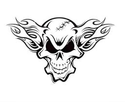 Tatuagem Temporária Delicada Cartela Palhaço Risada Terror Tatuagem Temporária Delicada Cartela Palhaço Risada Terror