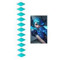 Tatuagem Temporária Faixa Lol Gwen Cosplay