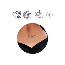 Tatuagem Temporária Faixa Pequena Delicada Universo